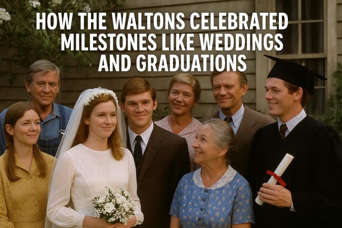How The Waltons celebrated milestones like weddings and graduations.