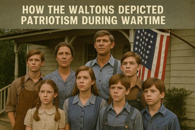 How The Waltons depicted patriotism during wartime.