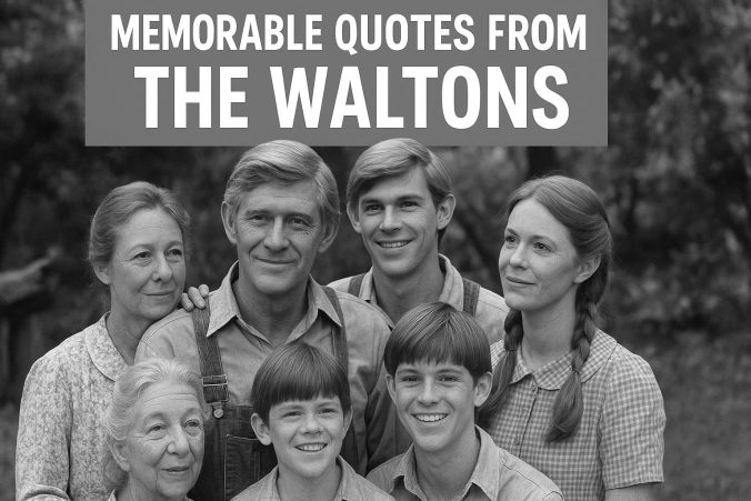 Memorable quotes from The Waltons.