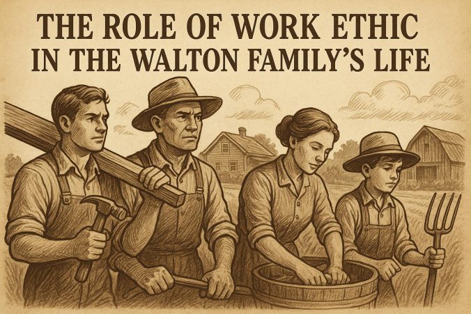 The role of work ethic in the Walton family's life.